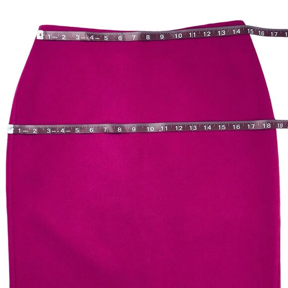 Talbots Hot Pink Wool Blend Straight Pencil Skirt Women's 4 Career Work Dress - Picture 8 of 12
